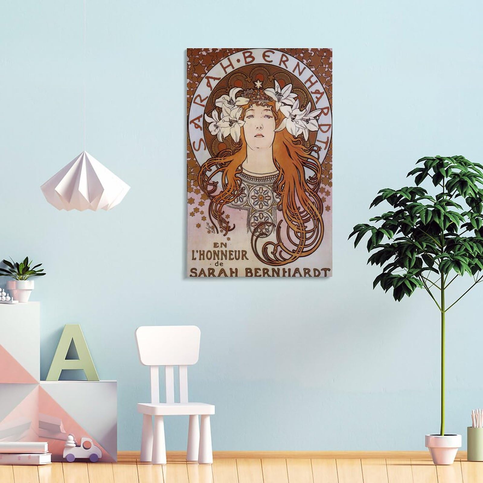 Amazon.co.jp: Alphonse Muchaアルフォンス・ミュシャ《サラ